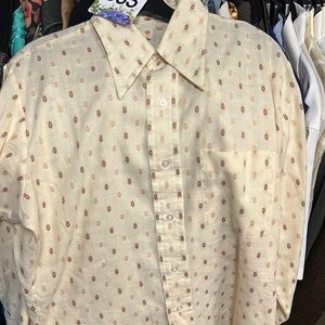 M030 // Men’s Vintage 70s Van Heusen L/S Shirt // 22” ptp